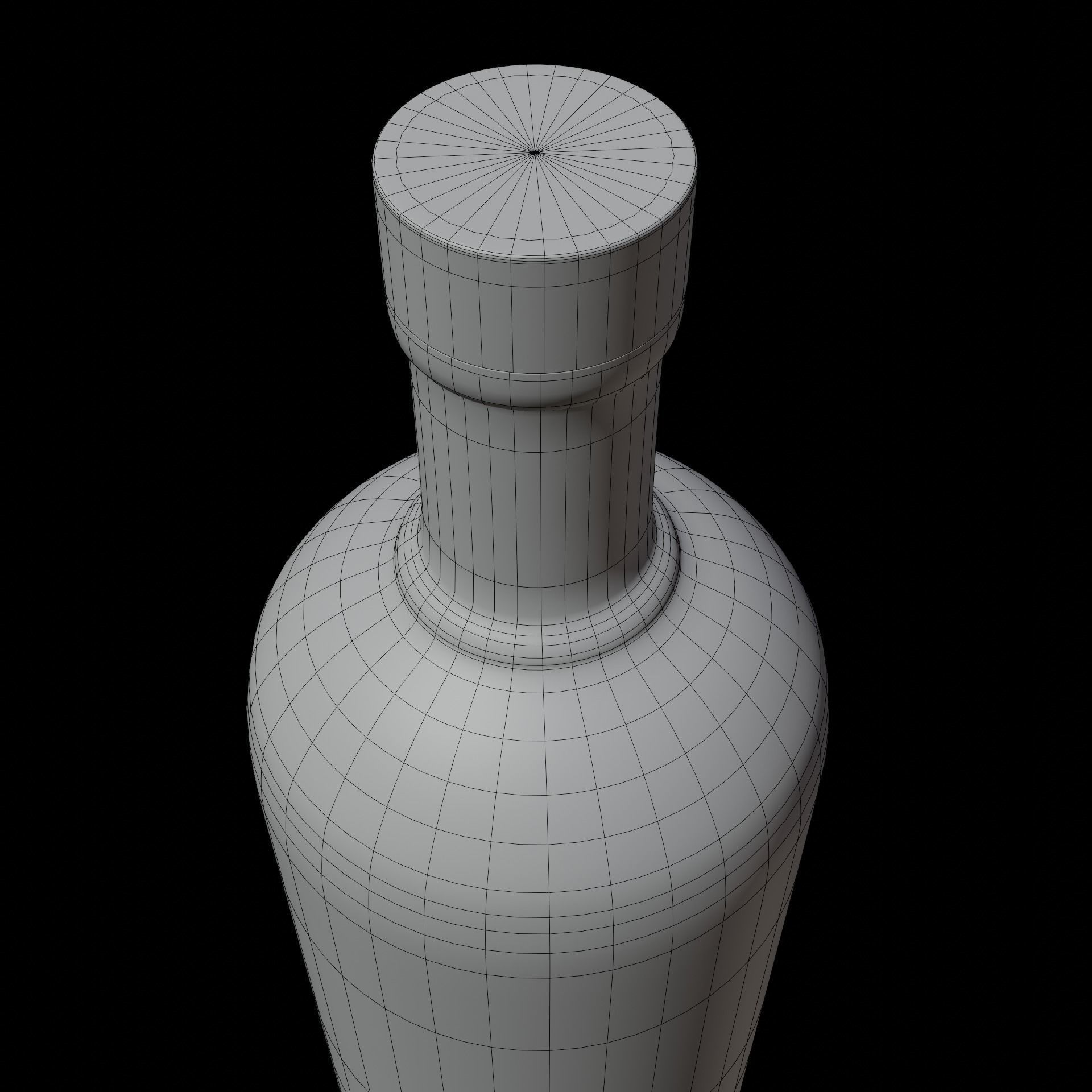 Vodka Pack 001 Low-poly 3D model_21