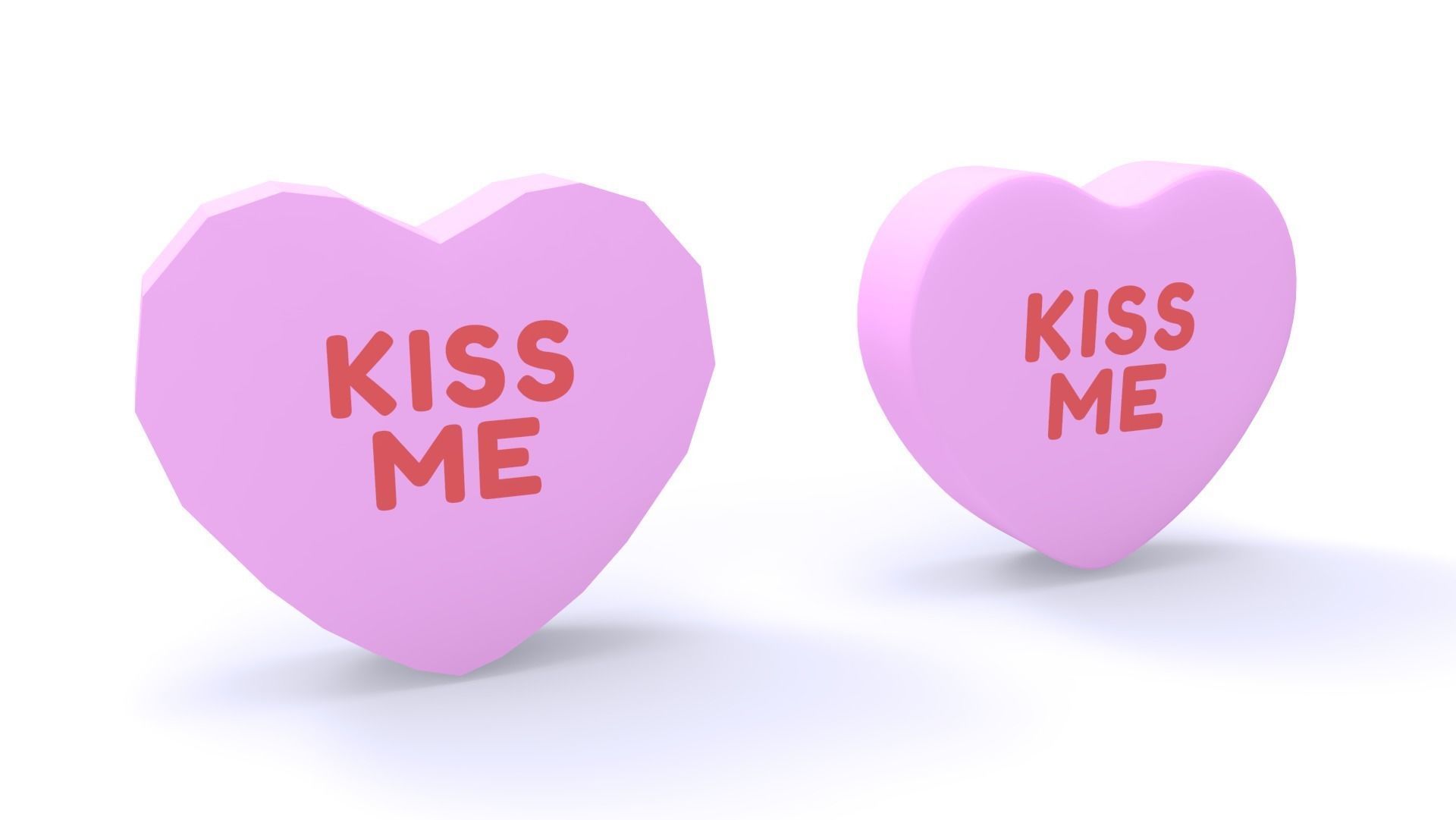 Heart Candies 3D model_5