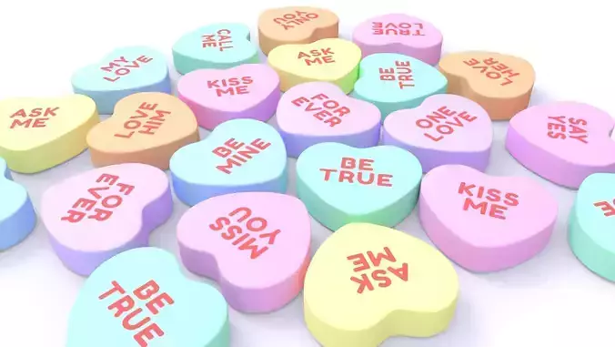 Heart Candies 3D model