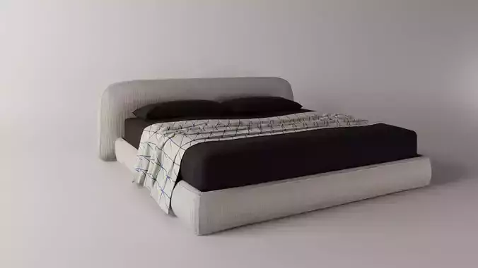 CORDUROY KING BED