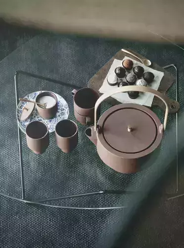 Tea and Chocolate interior scene 3D model