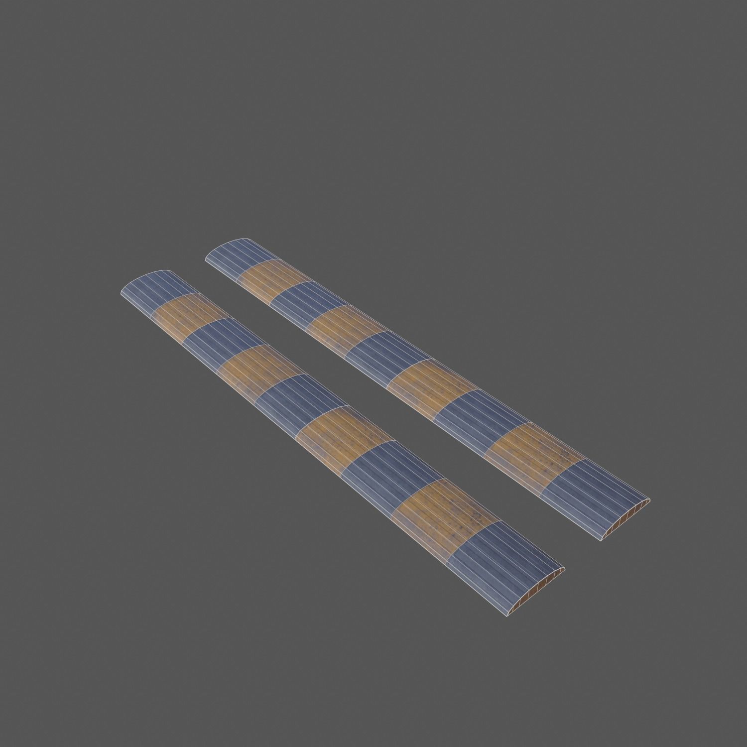 Traffic Speed Bump - PBR Low-poly 3D model_5