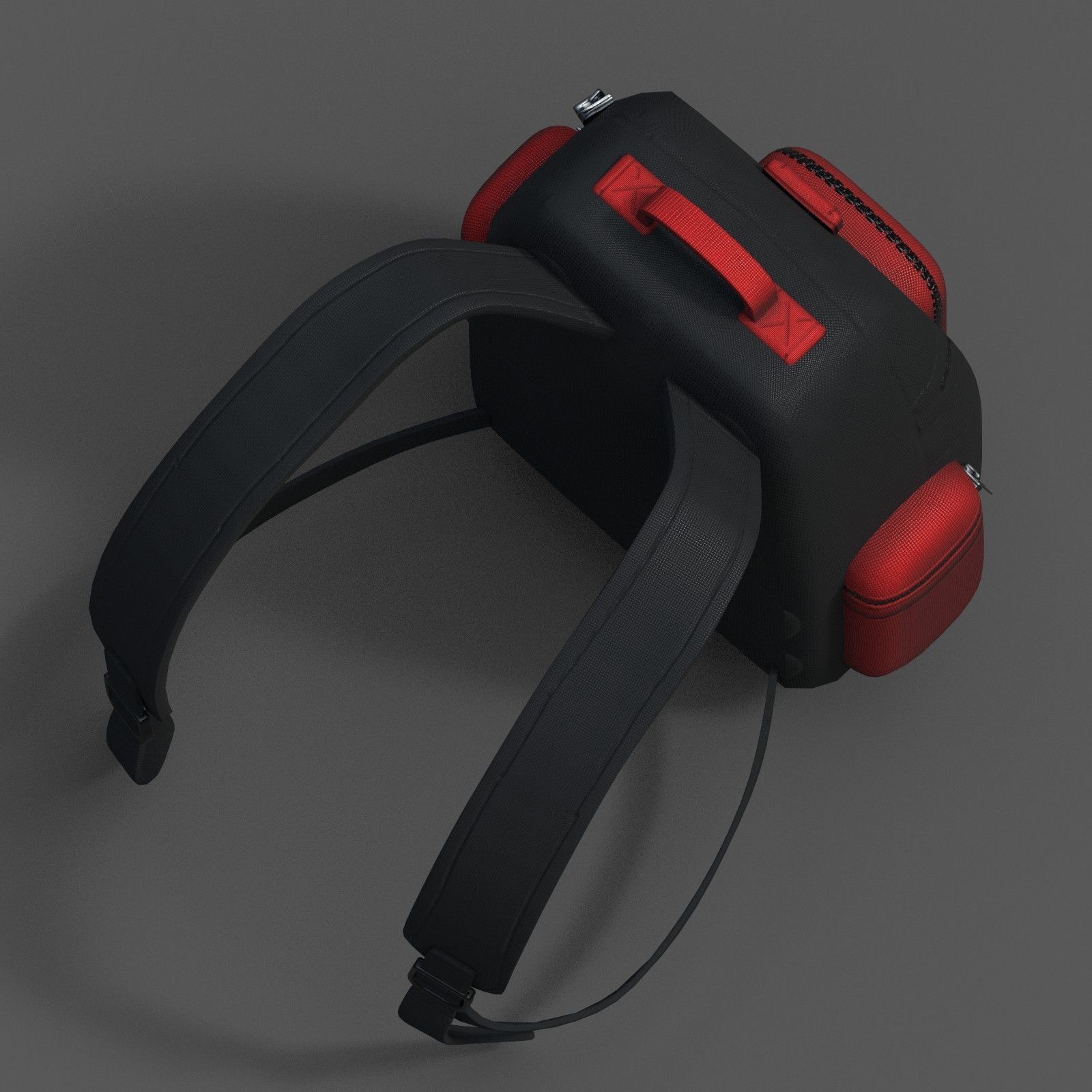 Backpack bag baggage Color 3d low poly Low-poly 3D model 3D model_5