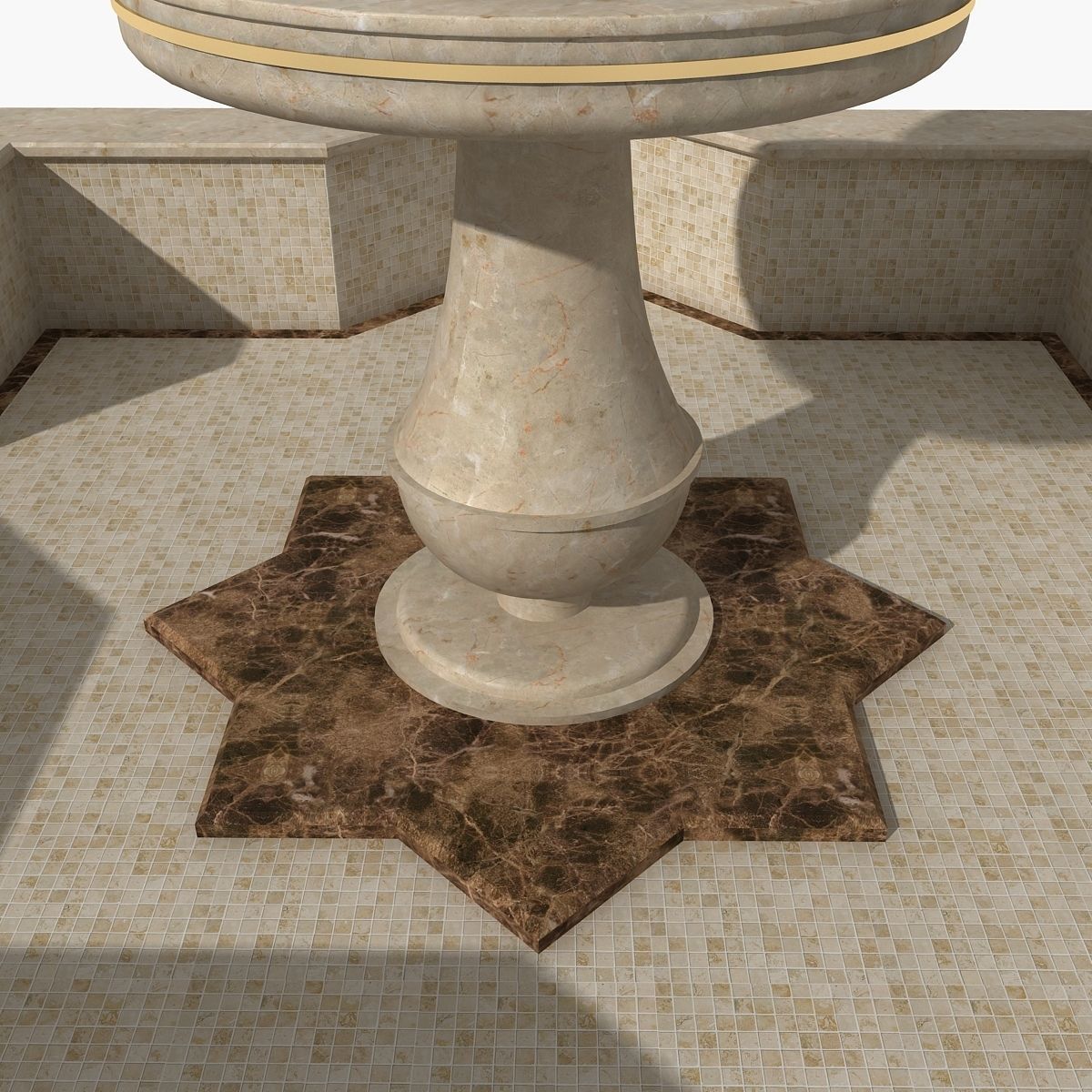 Fountain 09 3D model_9