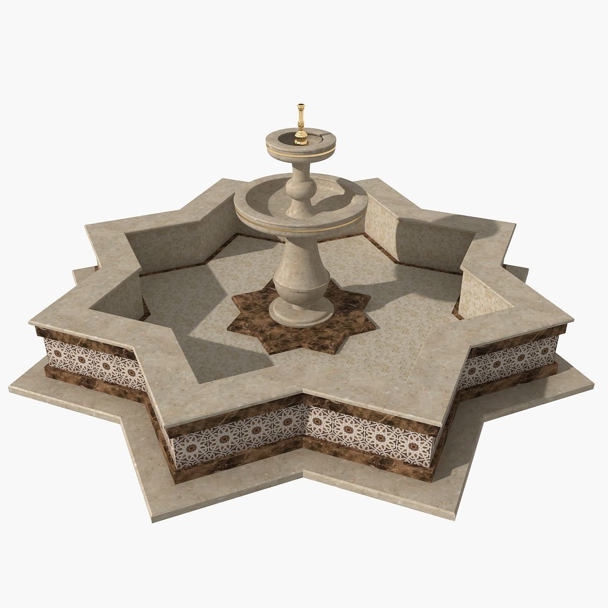 Fountain 09 3D model_1