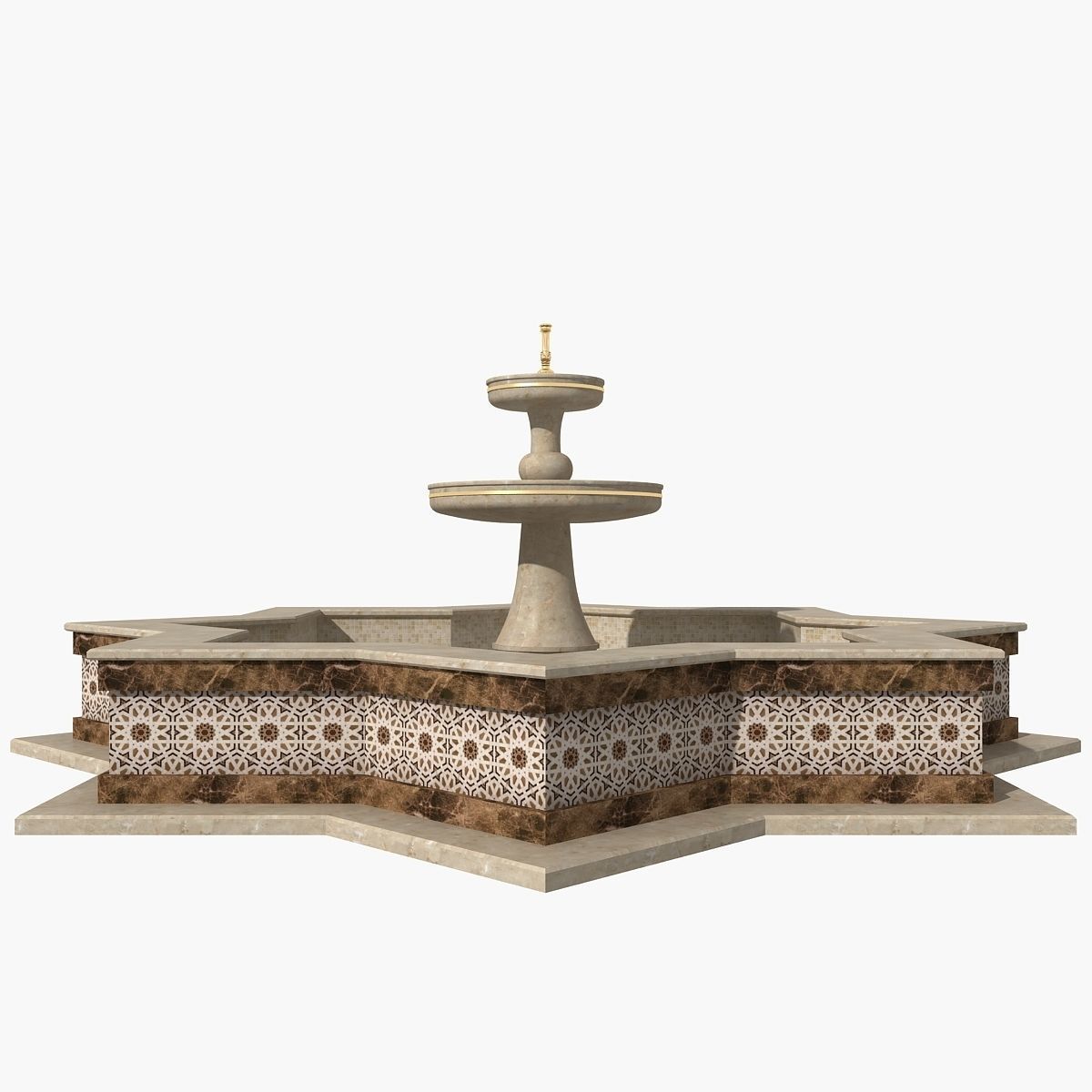 Fountain 09 3D model_6