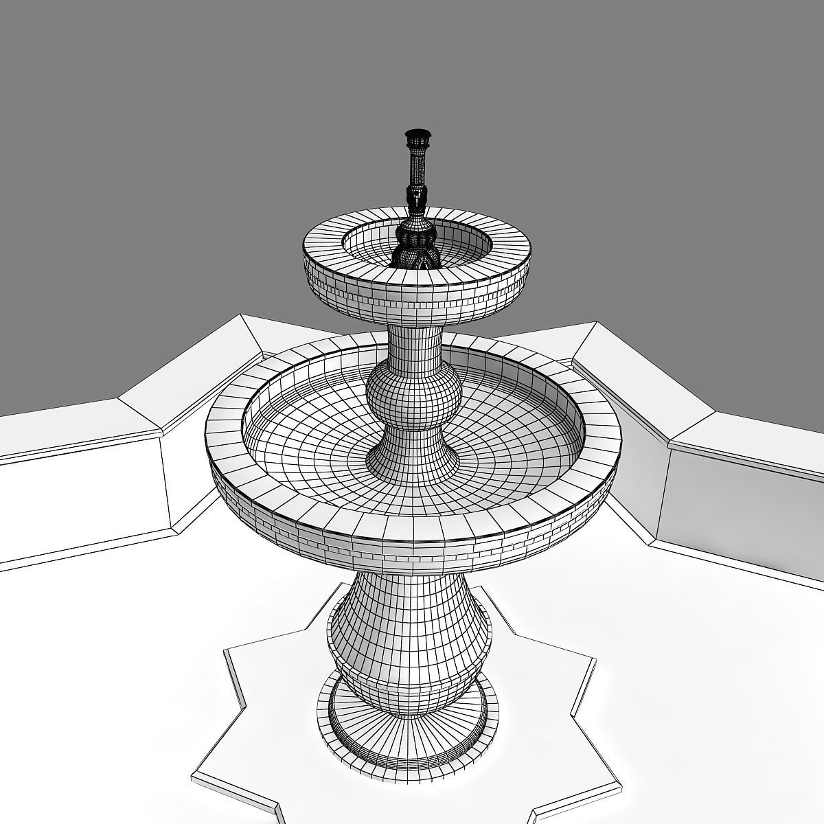 Fountain 09 3D model_17