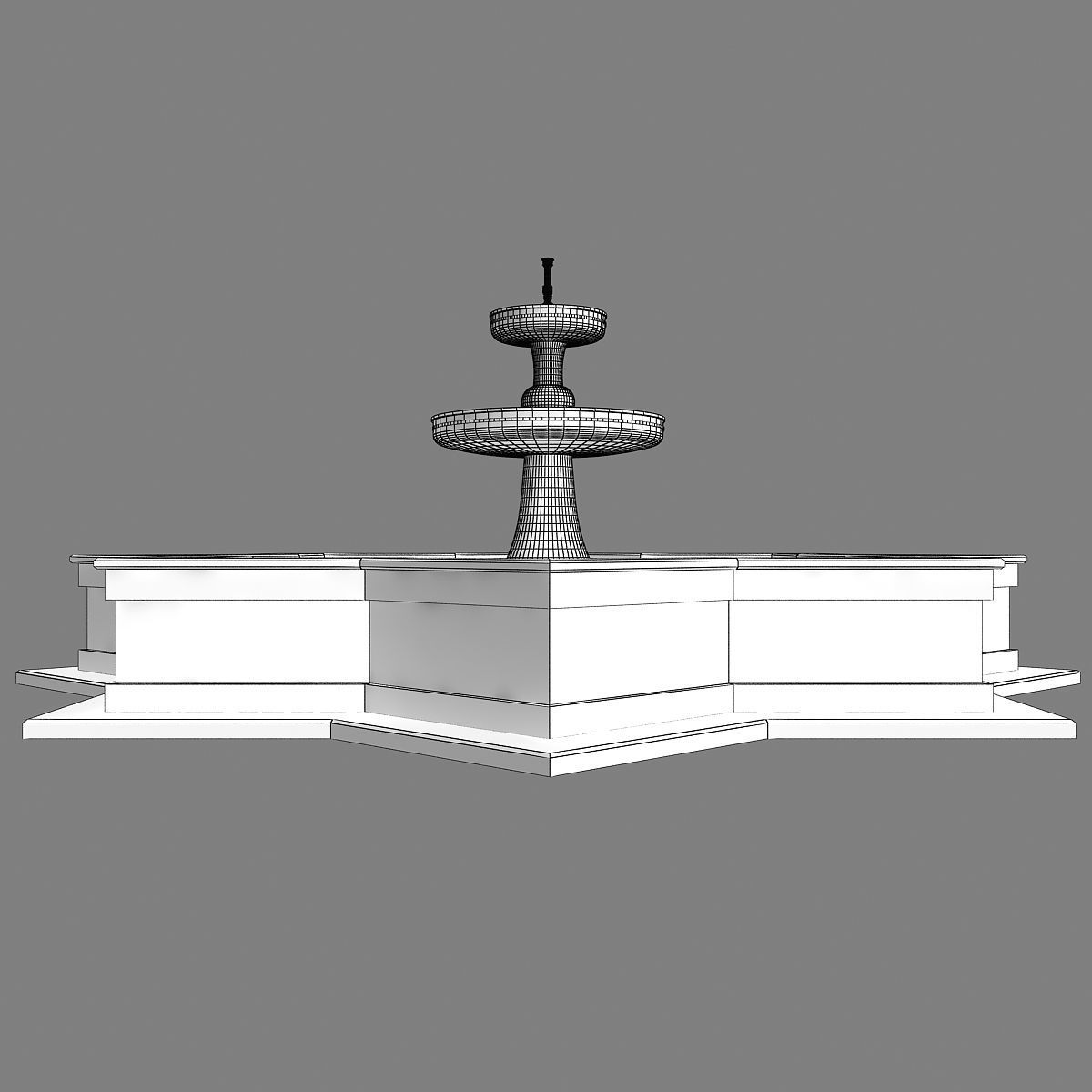 Fountain 09 3D model_19