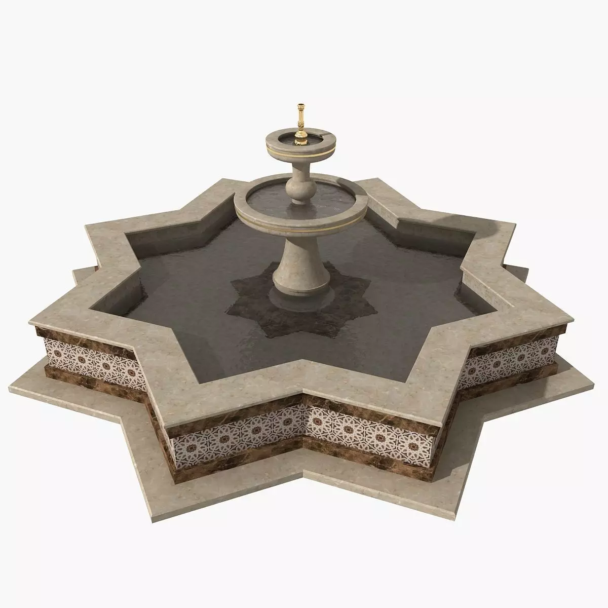 Fountain 09 3D model_0