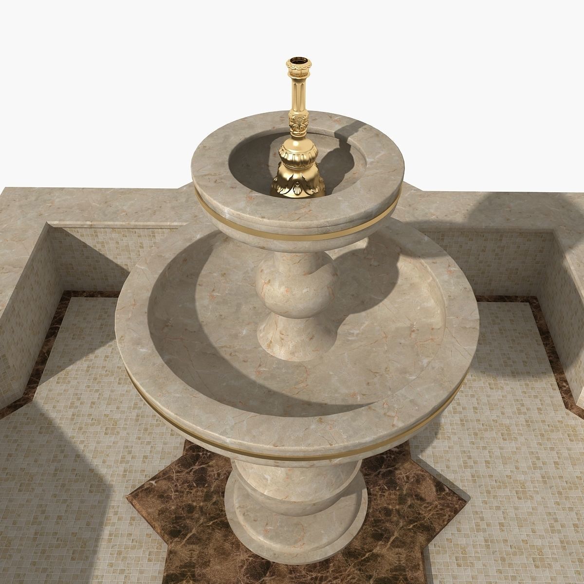 Fountain 09 3D model_8