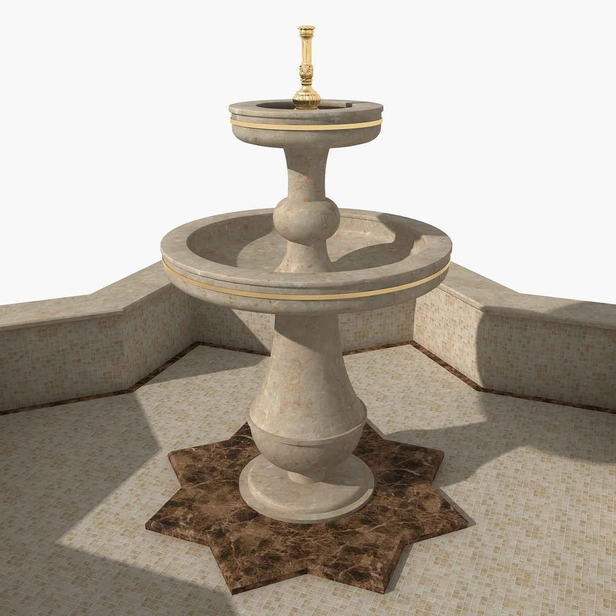 Fountain 09 3D model_2