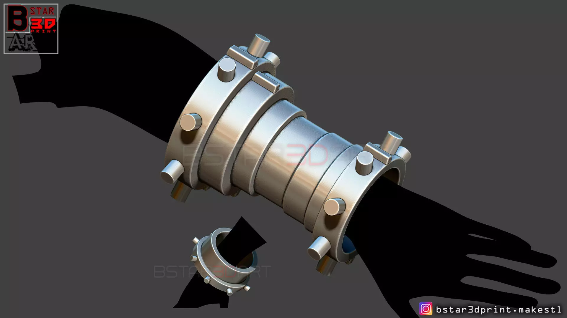 Cloud arm Armor - Final Fantasy VII remake PS4 3D print model