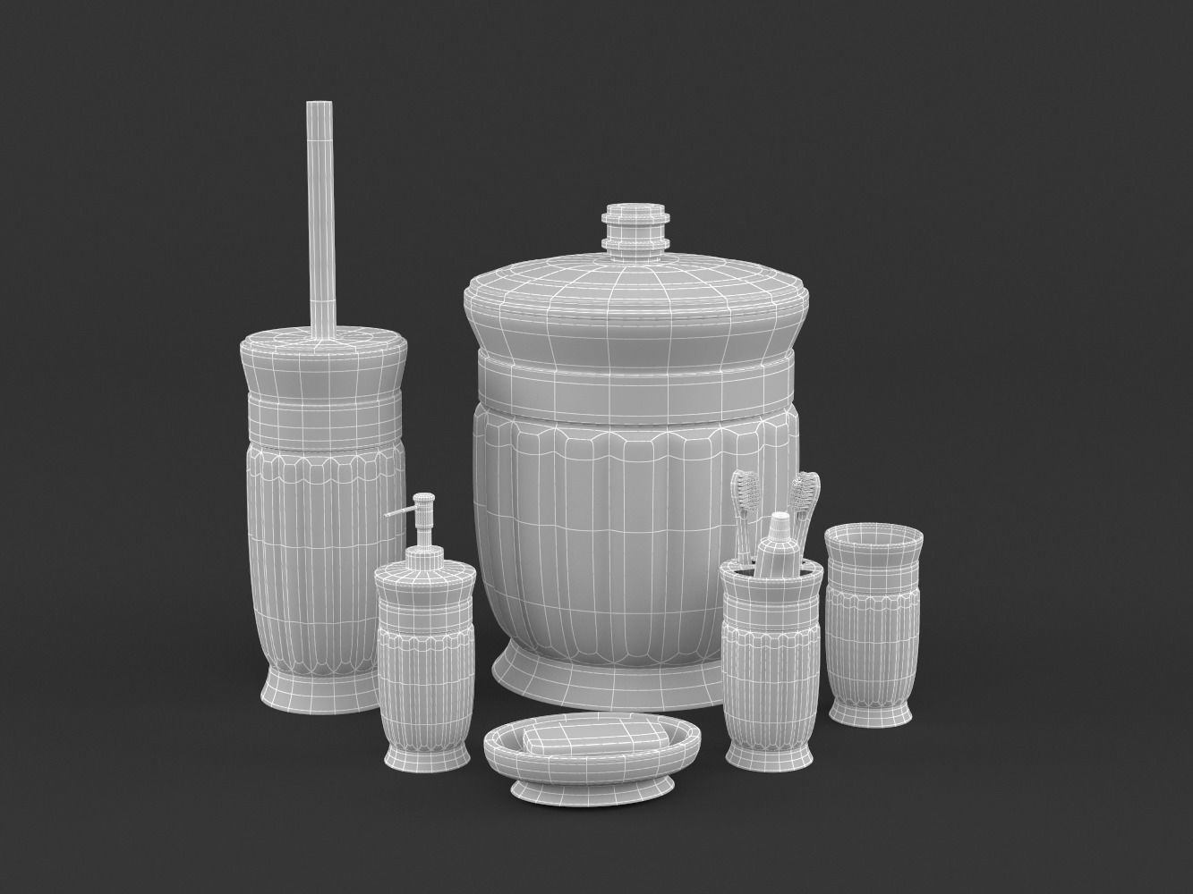 Bath Product 3D model_14