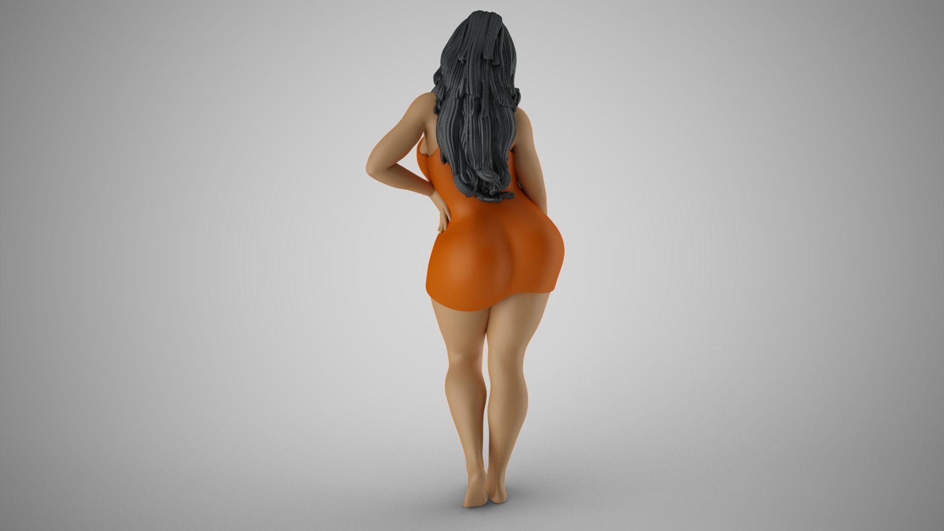 Confident Woman 2 3D print model_8