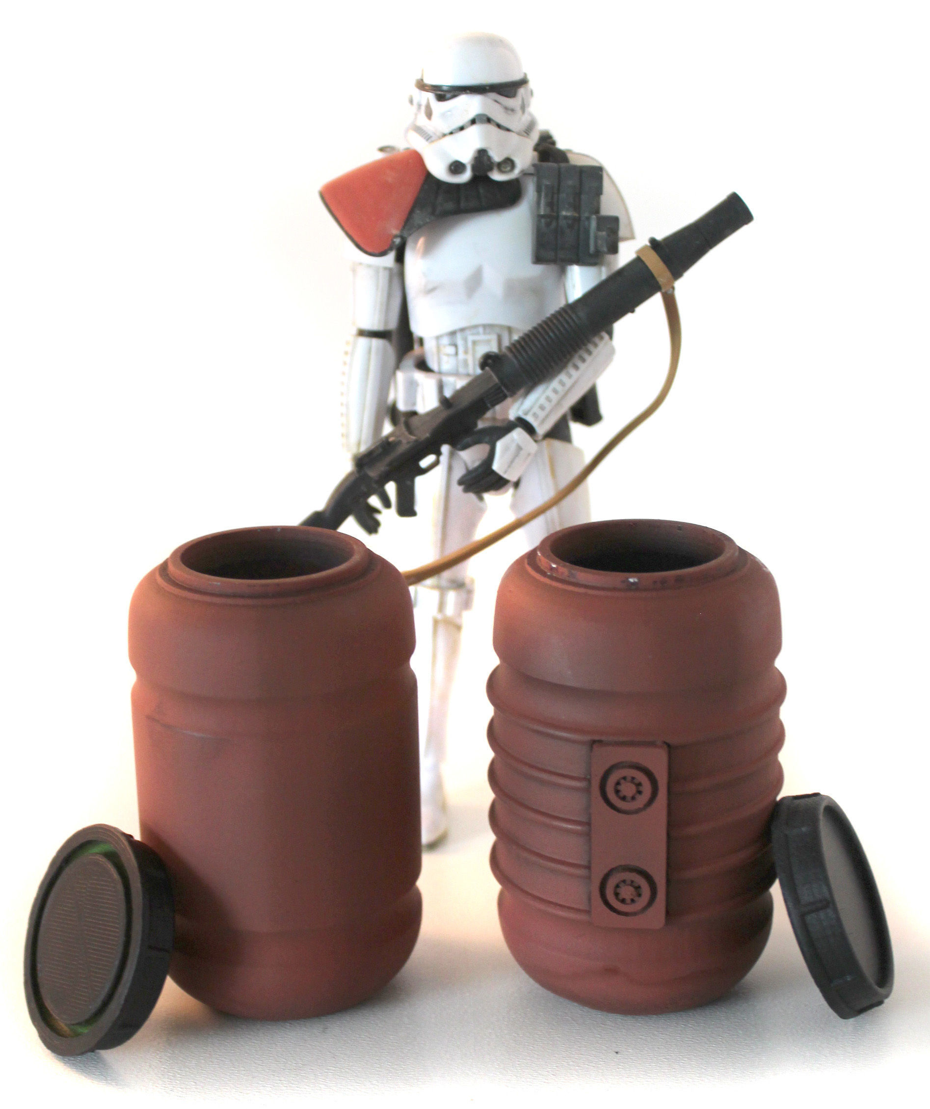 Tantooine Barrels  1-18 scale Kenner Hasbro 3D print model_23