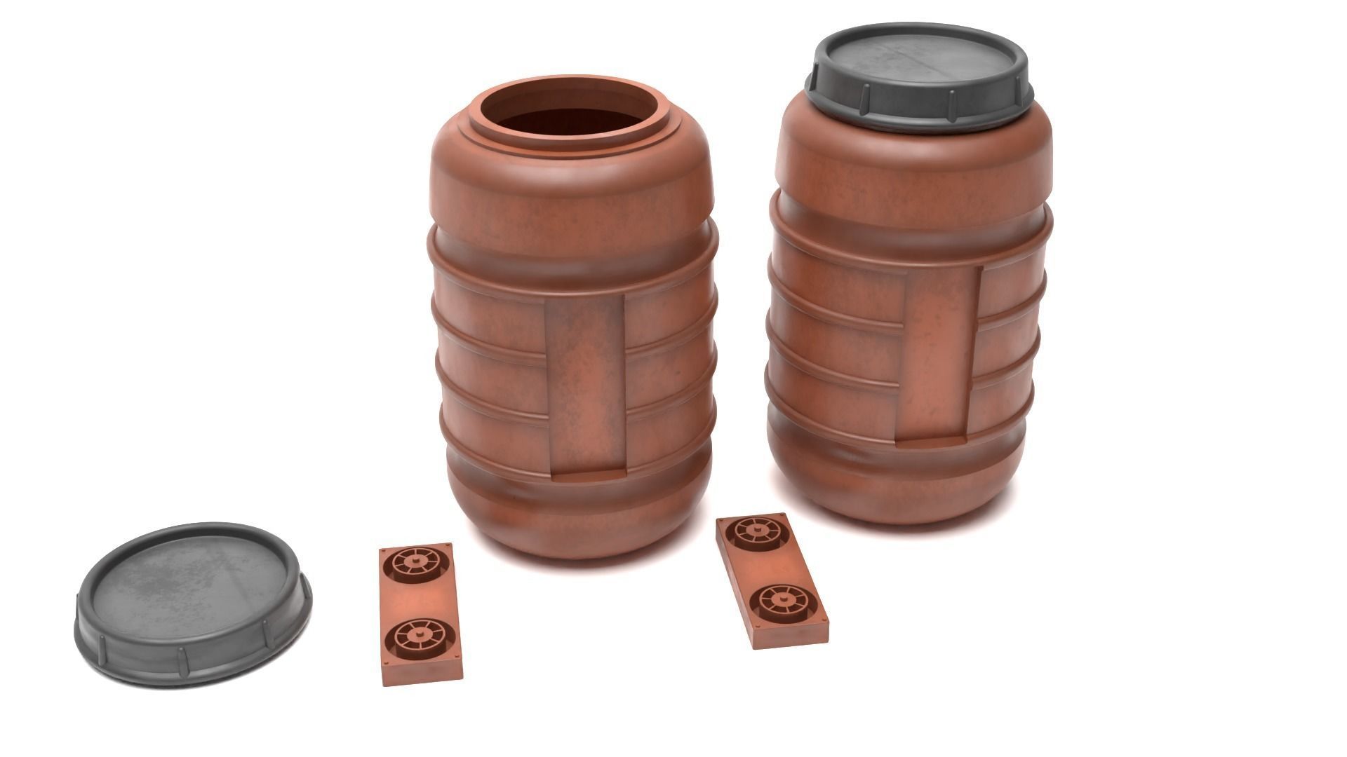 Tantooine Barrels 1-48 scale Legion 3D print model_5