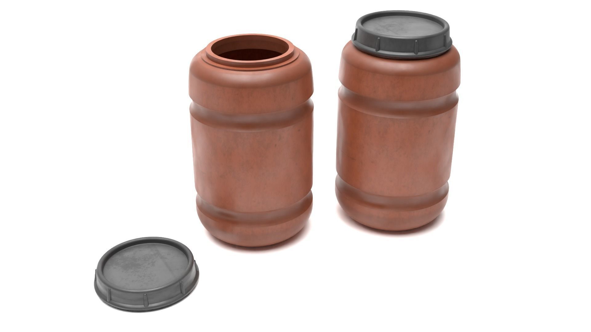 Tantooine Barrels 1-48 scale Legion 3D print model_9