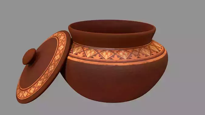 VesselA Stylized Low-poly 3D model