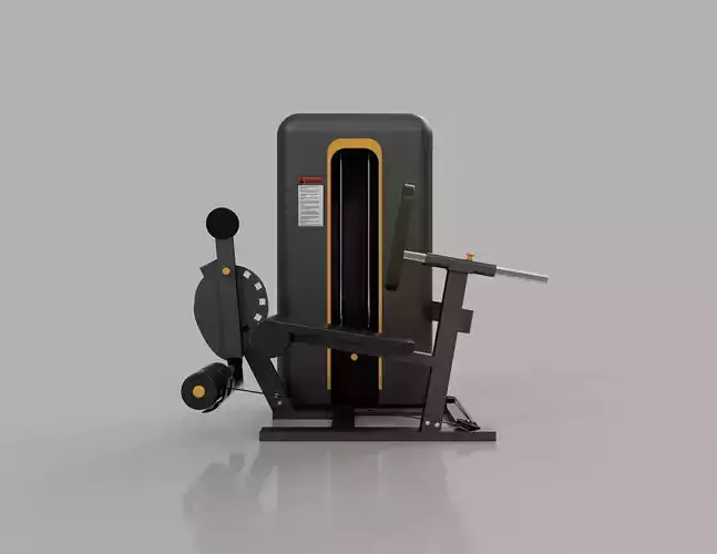 Leg Extension Gym Machine 3D model