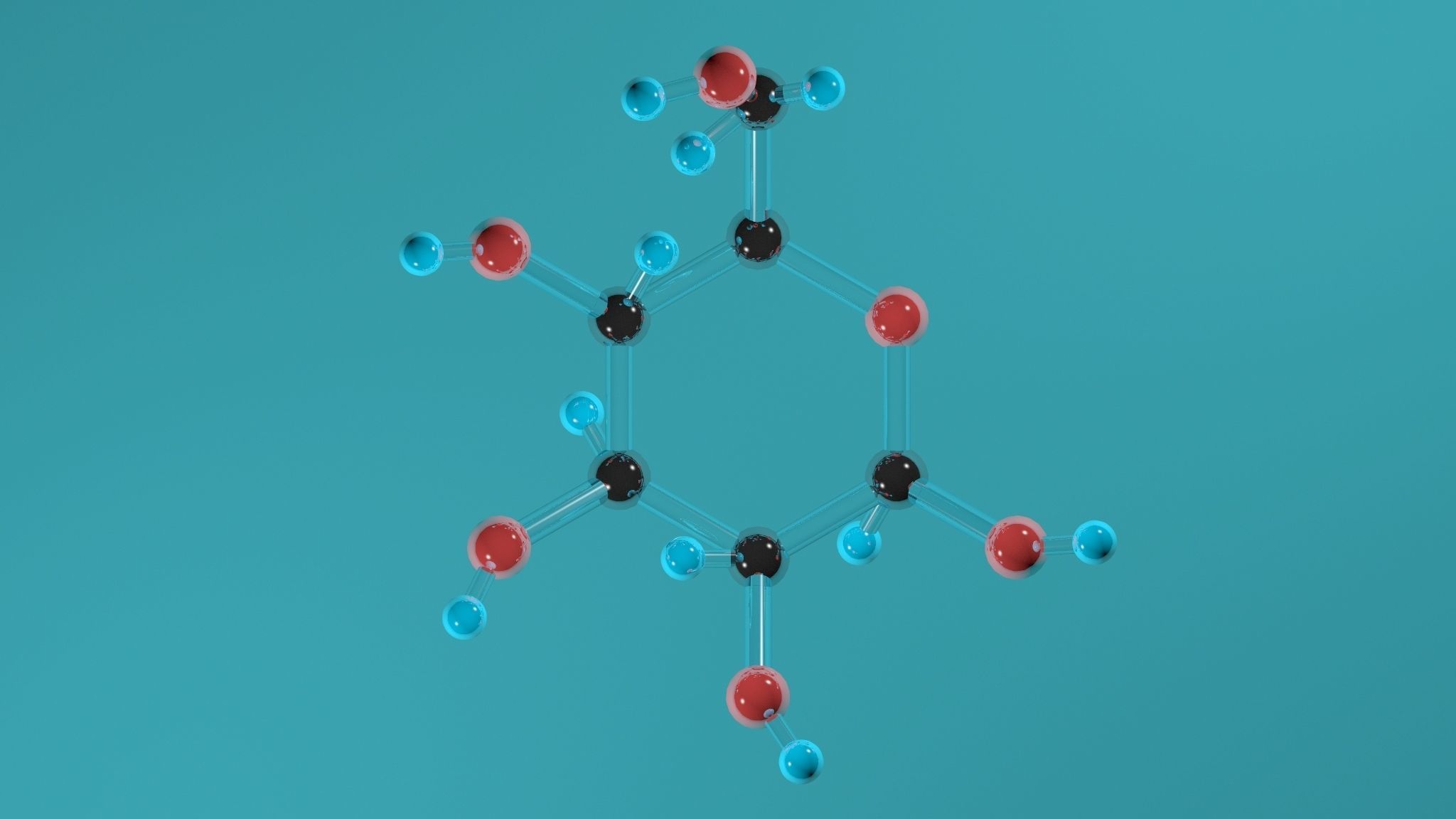 Glucose 3D model