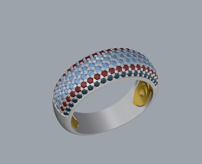 Ring and Earrings 101 3D print model_14