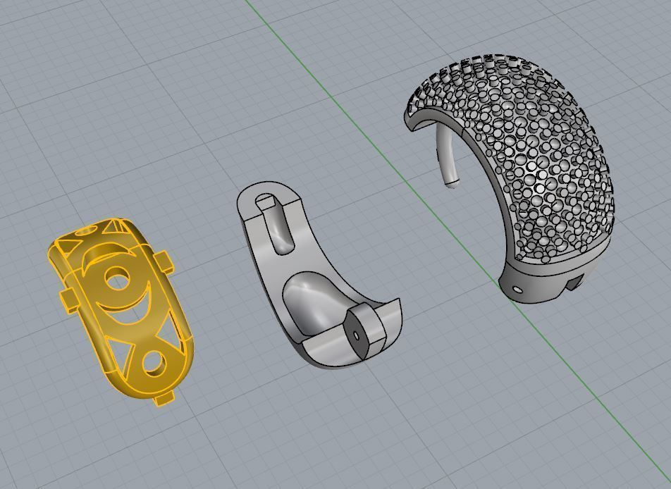 Ring and Earrings 101 3D print model_8