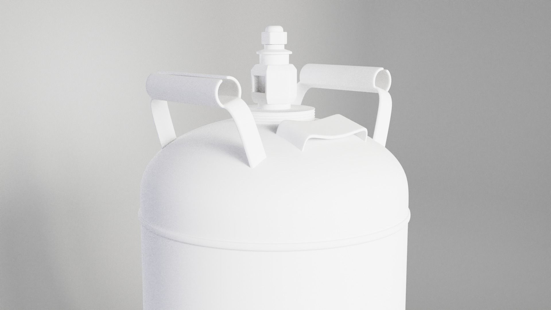 Gas Cylinder Low-poly 3D model_5