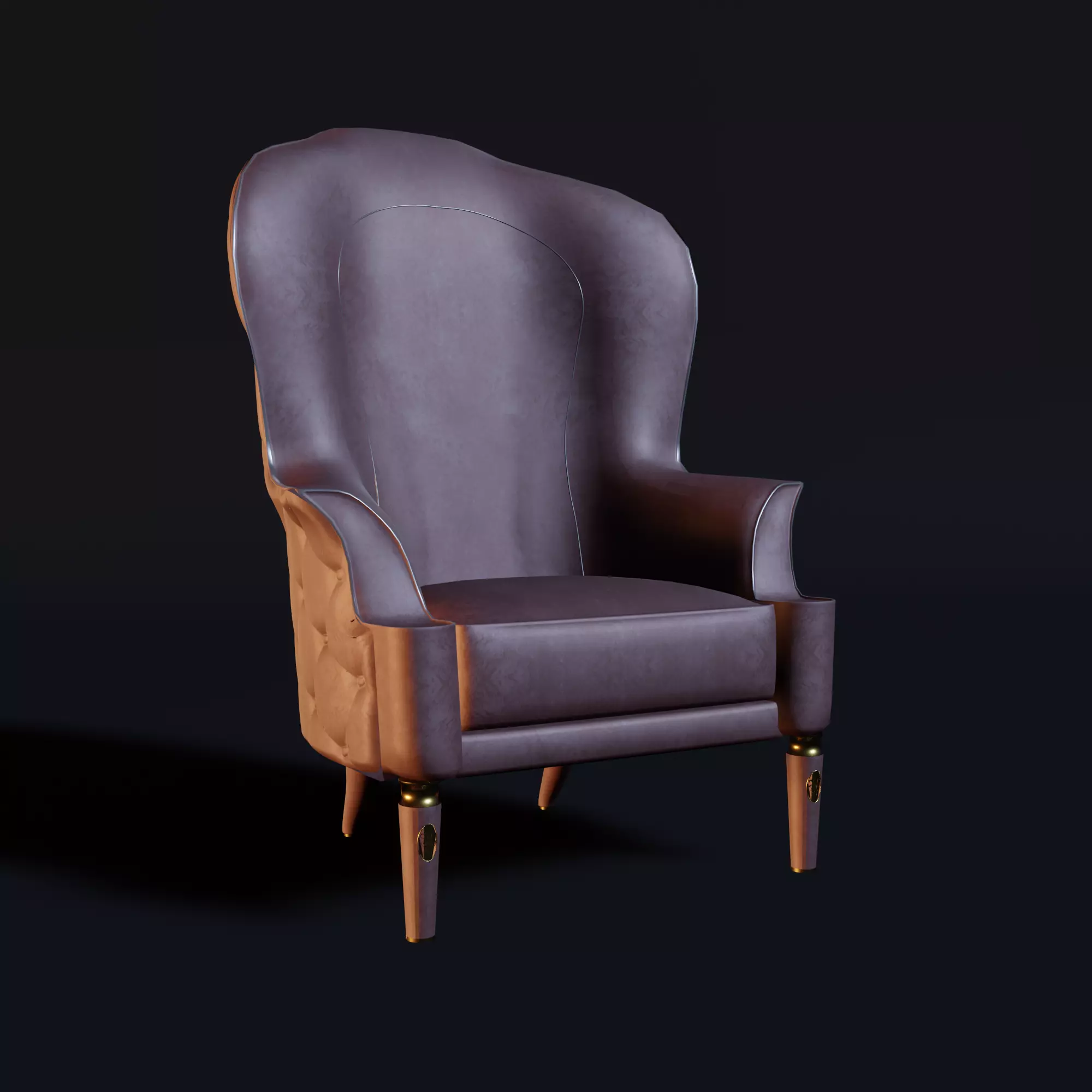 Single Sofa 3D model_0