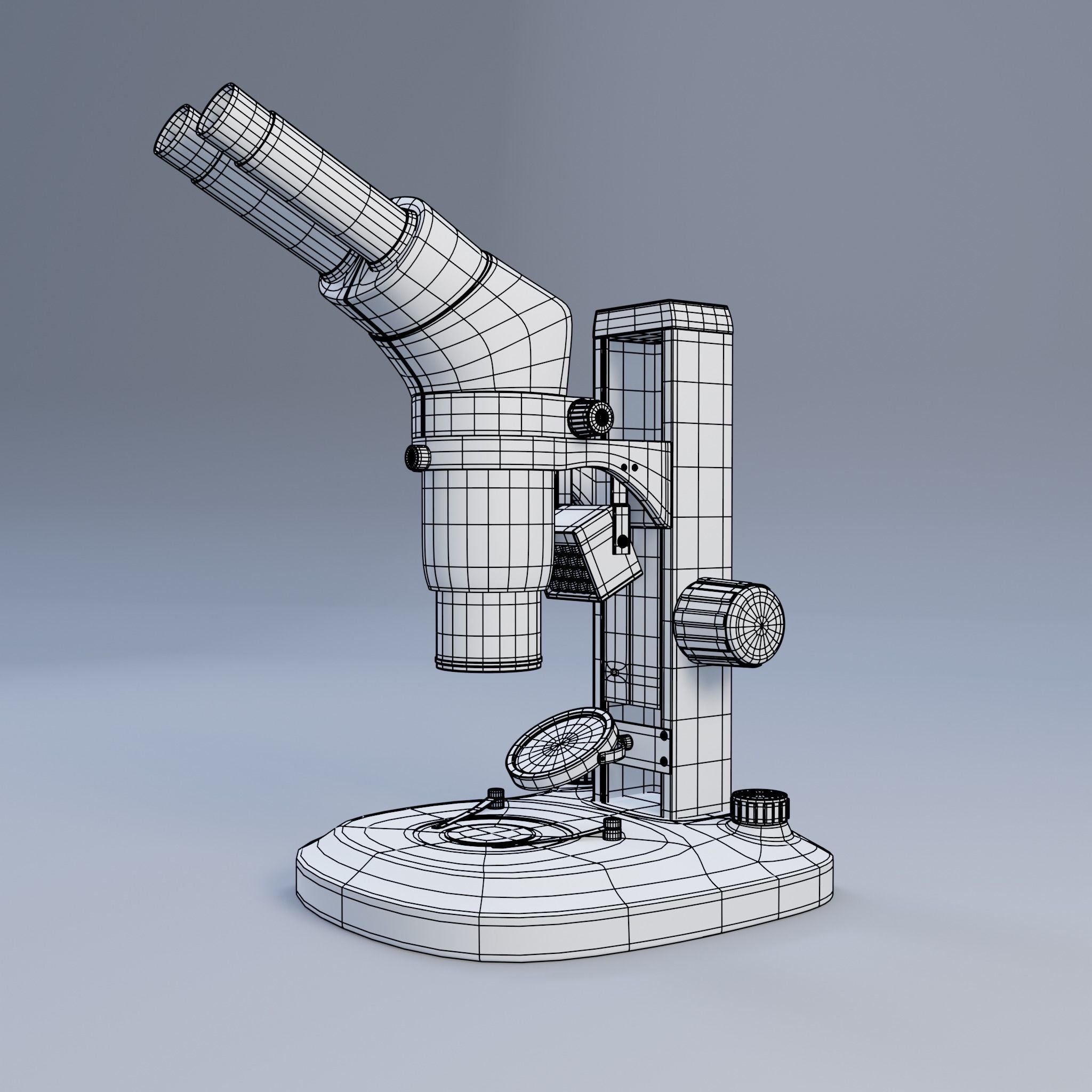 Mikroskop microscope 3D model_1