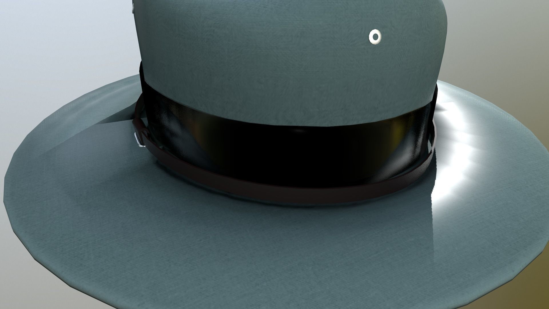 Trooper Hat With Band Package 3D model_4