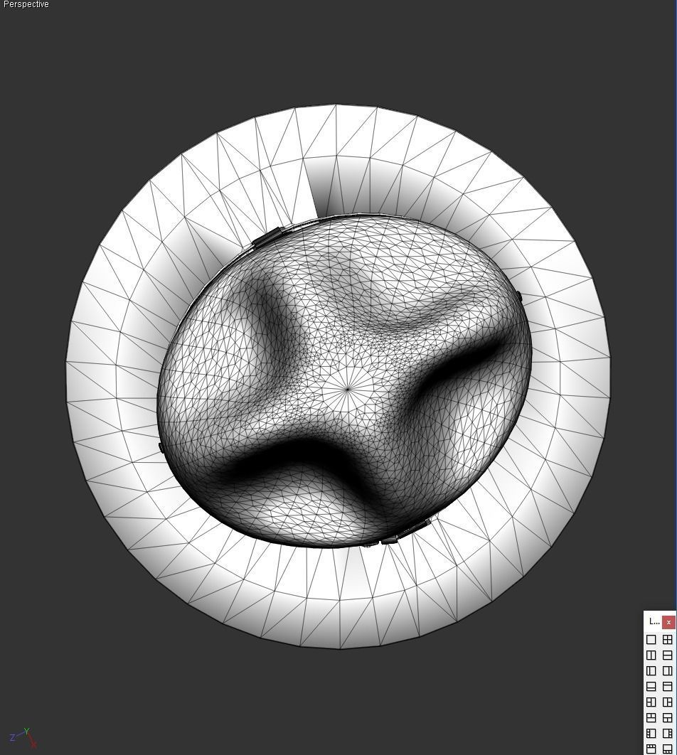 Trooper Hat With Band Package 3D model_13