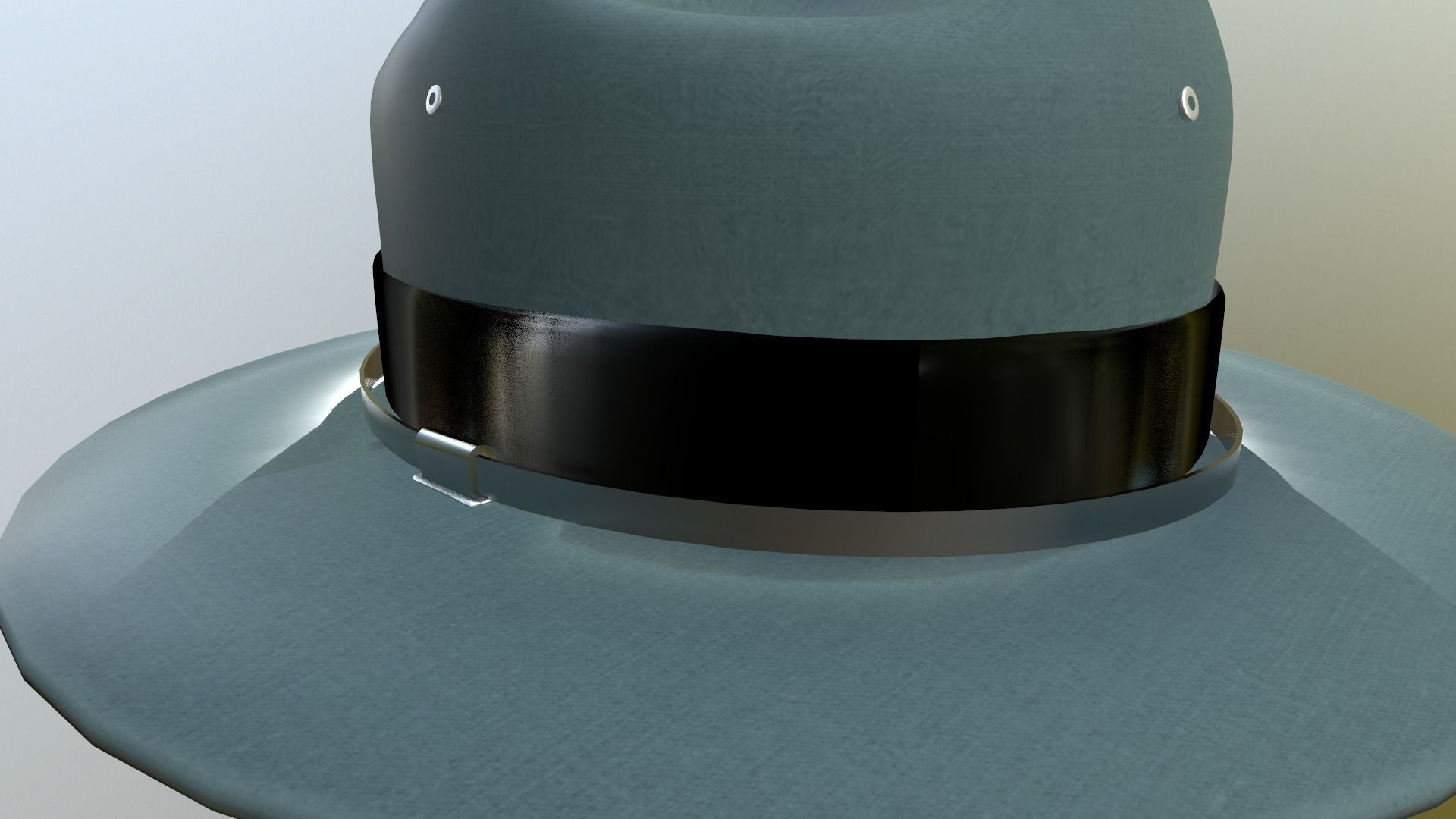 Trooper Hat With Band Package 3D model_2