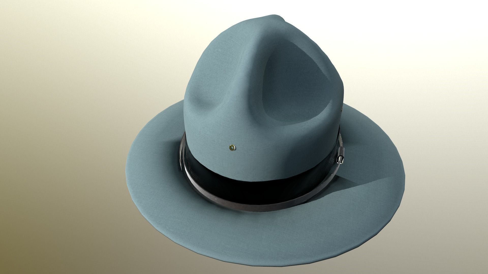 Trooper Hat With Band Package 3D model_7