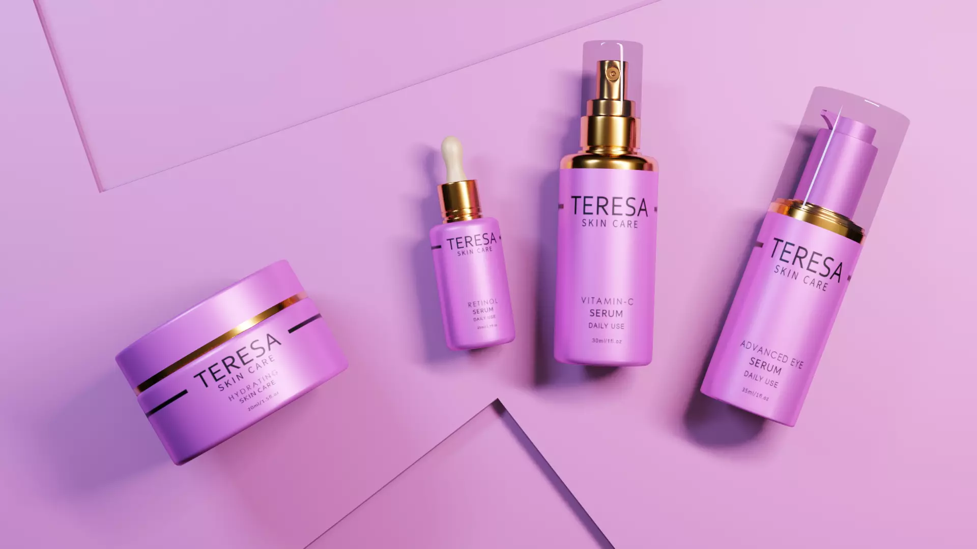 Mockup Cosmetic 3D model_0