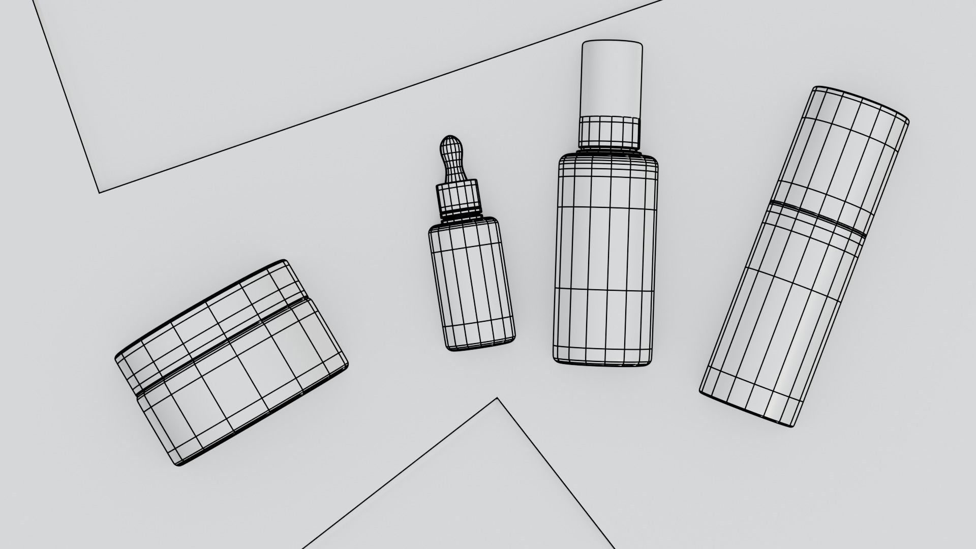 Mockup Cosmetic 3D model_1