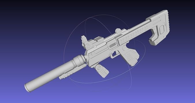 Halo ODST SMG Basic Model 3D model