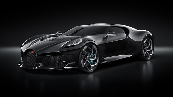 Bugatti-La-Voiture-Noire-Lithophane-Case bugatti chiron 3D print model