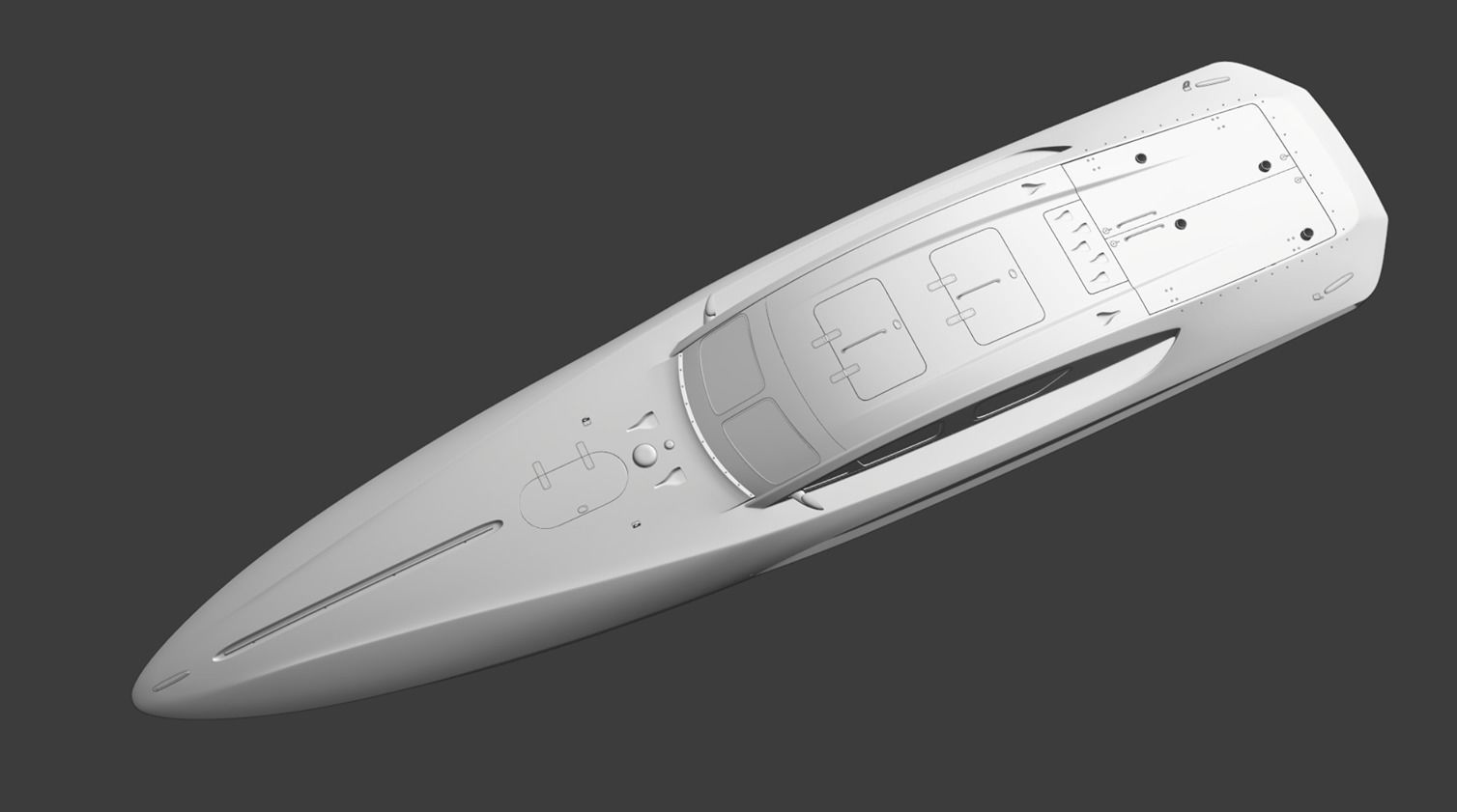 High Quality Vector V40R Martini Racing offshore powerboat 3D model_15