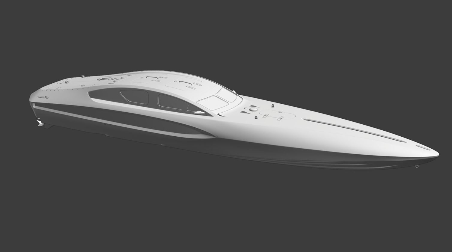 High Quality Vector V40R Martini Racing offshore powerboat 3D model_12