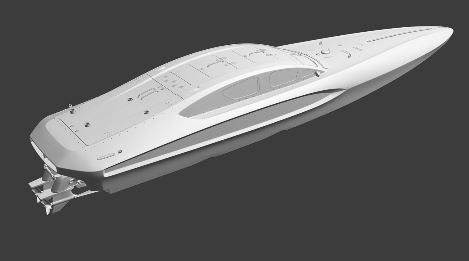 High Quality Vector V40R Martini Racing offshore powerboat 3D model_13