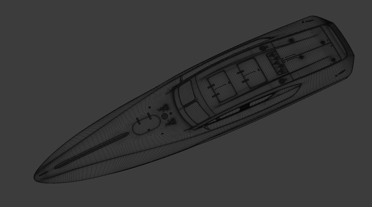 High Quality Vector V40R Martini Racing offshore powerboat 3D model_21