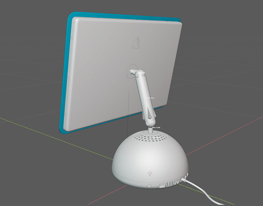 Apple iMac 3D model_10