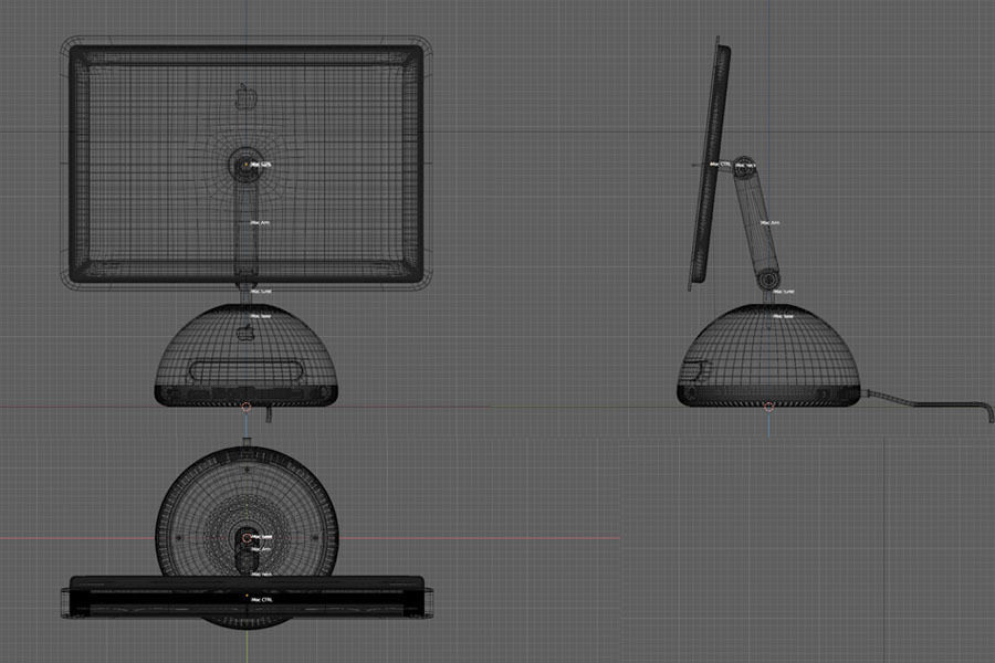 Apple iMac 3D model_13