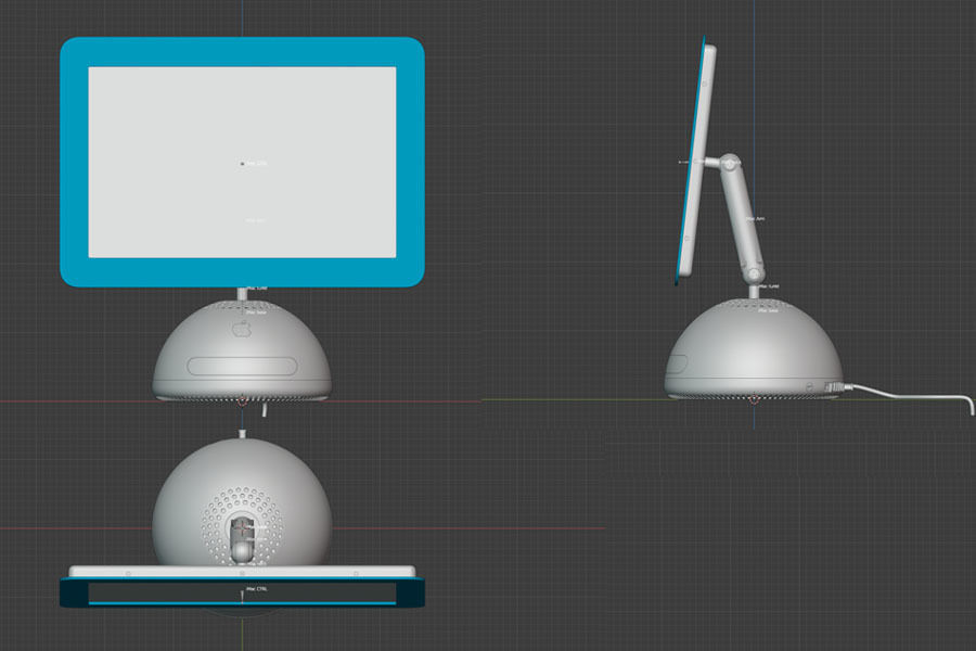 Apple iMac 3D model_12