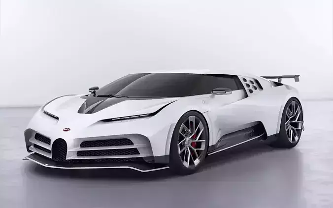 Bugatti-Centodieci-Lithophane-Case futuristic bugatti veyron ... 3D print model