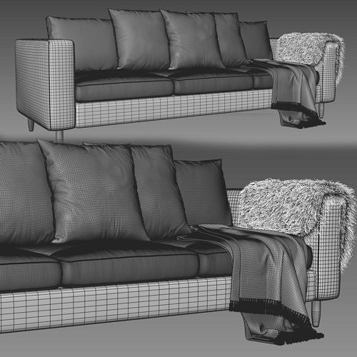 Sofa Indivi BoConcept 3D model 7