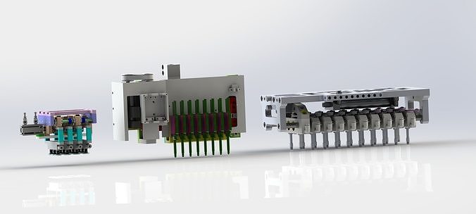 Variable distance mechanism 3D model
