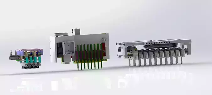 Variable distance mechanism 3D model