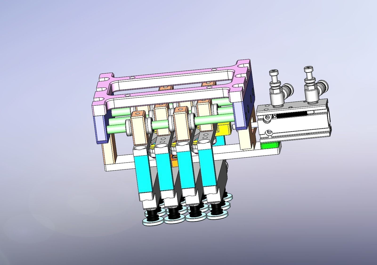 Variable distance mechanism 3D model_5