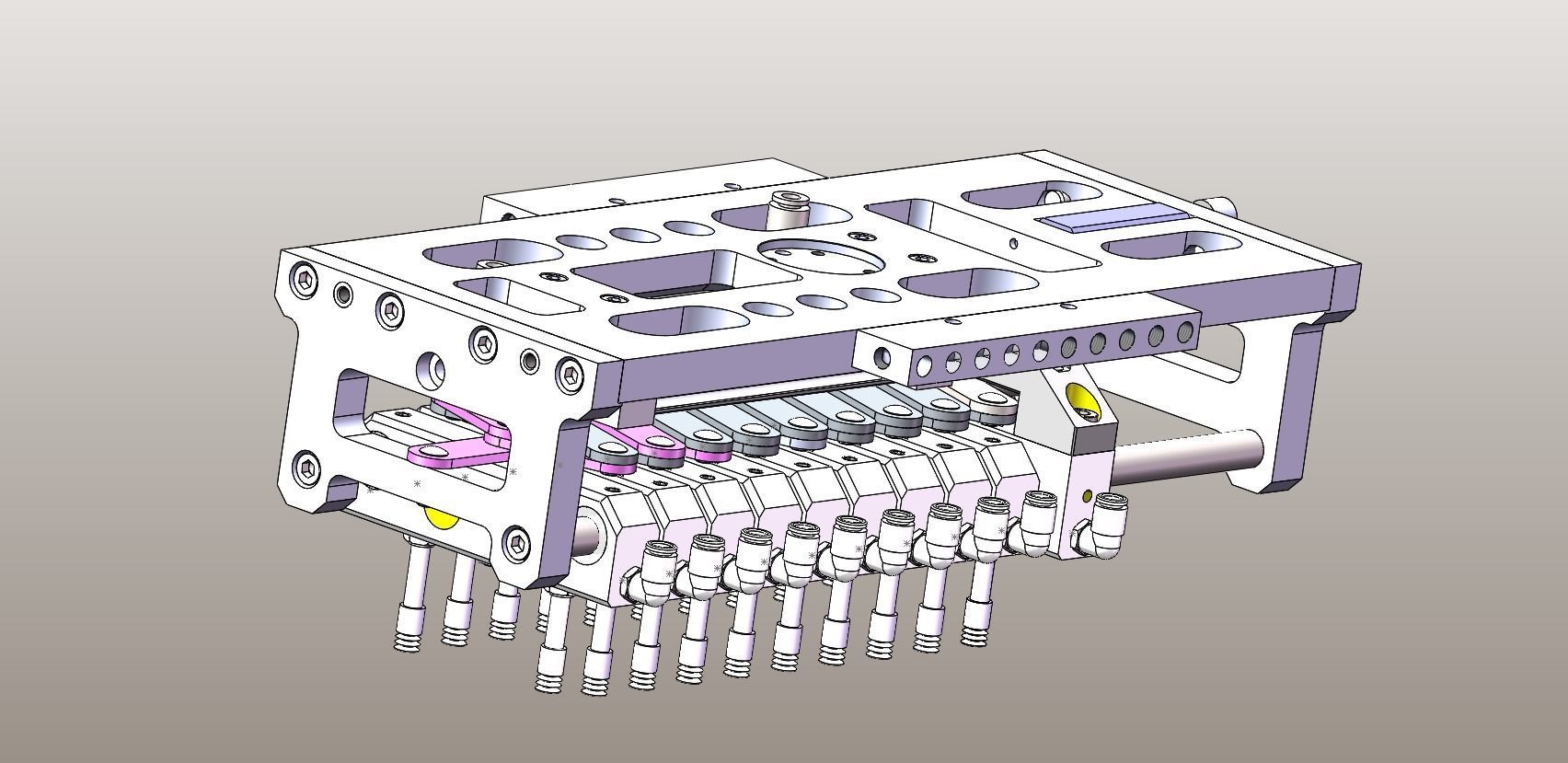 Variable distance mechanism 3D model_2